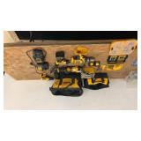 DeWalt Power Tool Set with Bag, Chargers, Drill Bits & Attachments