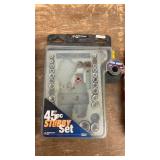 4-Piece Tool Set with Stanley Riveter, Stubby Socket Set, Drill Bits, and Power Tool Accessories