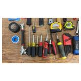 Comprehensive Set of Hand Tools Including Hammers, Pliers, and Screwdrivers