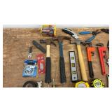 Comprehensive Set of Hand Tools Including Hammers, Pliers, and Screwdrivers