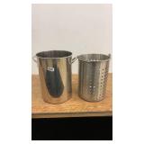 Stainless Steel Stock Pot with Strainer Basket
