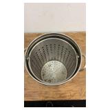 Stainless Steel Stock Pot with Strainer Basket