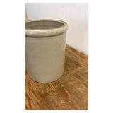 Red Wing 6 Gallon Stoneware Crock with Wing Decoration