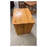 Solid Pine Two-Drawer Nightstand