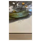 Collection of 3 Framed Art Prints Featuring Loon and Nature Scenes