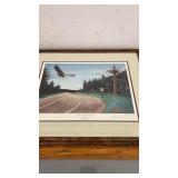 Collection of Framed Artwork by James Raedeke and Les C. Kouba