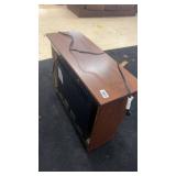 Electric Fireplace Heater with Remote Control and Wooden Mantle