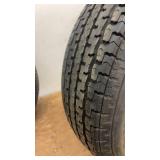 Set of 4 Pre-Mounted Trailer Tires on Steel Wheels - ST205/75R15 & ST225/75R15