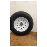 Set of 4 Pre-Mounted Trailer Tires on Steel Wheels - ST205/75R15 & ST225/75R15