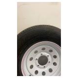 Set of 4 Pre-Mounted Trailer Tires on Steel Wheels - ST205/75R15 & ST225/75R15