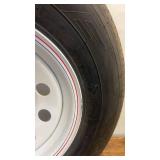 Set of 4 Pre-Mounted Trailer Tires on Steel Wheels - ST205/75R15 & ST225/75R15