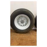 Set of 4 Pre-Mounted Trailer Tires on Steel Wheels - ST205/75R15 & ST225/75R15