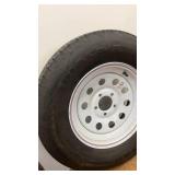 Set of 4 Pre-Mounted Trailer Tires on Steel Wheels - ST205/75R15 & ST225/75R15