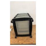 Black 4-Drawer Rolling Storage Organizer