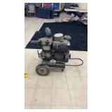 Used Portable Industrial Water Pump on Wheels