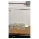 Collection of Vintage Glass Blocks with Unique Patterns