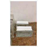 Collection of Vintage Glass Blocks with Unique Patterns