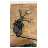 Assorted Extension Cords with 3-Outlet Splitter and Kord Strap
