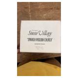 1990 Department 56 Snow Village Spanish Mission Church