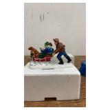 Dept 56 Snow Village Caroling Through The Snow Ceramic Accessory