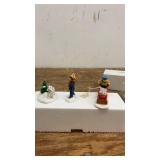 Holiday Time Snow Village Early Morning Delivery Figurine Set