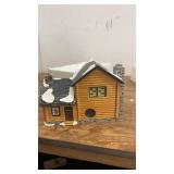 Dept 56 Snow Village Smokey Mountain Retreat Handpainted Ceramic House