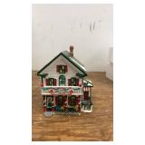 Original Snow Village Peppermint Porch Day Care House