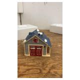 Department 56 Snow Village Single Car Garage Ceramic Piece