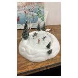 Village Animated Skating Pond Decoration