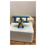 Sigrid Wallace Yellow Airplane Ornament