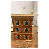 Department 56 Snow Village 1986 Toy Shop with Christmas Tree