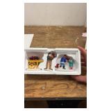 2014 Department 56 Snow Village Poinsettia Pickers Set of 3 Figurines