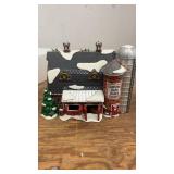 Snow Village Christmas Barn Dance Decorative Piece