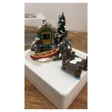 Department 56 Snow Village: Lodge Decoration with Canoe and Deck