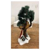 Miniature Treehouse Display with Snow Base