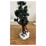 Miniature Treehouse Display with Snow Base