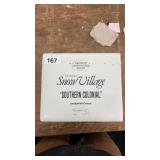 Dept 56 Snow Village "Southern Colonial" Handpainted Ceramic House