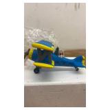 Department 56 Snow Village "Blue Airplane" Figurine