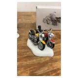 Department 56 Motorcycle Figurines - Patrol and Riders Set