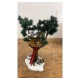 The Original Snow Village Treetop Tree House Handpainted Resin Accessory