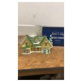 Department 56 Snow Village Nantucket Renovation House