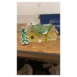 Department 56 Snow Village Nantucket Renovation House