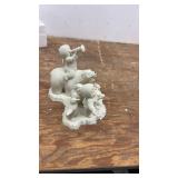 Department 56 Porcelain Arctic Sculptures with Eskimo and Polar Bear