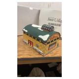 Department 56 Snow Village Rollerama Roller Rink Ceramic Collectible