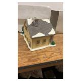 The Original Snow Village Brandon Bungalow with Figurine