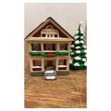 Vintage 1986 Snow Village Ridgewood House by Department 56