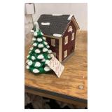 Vintage 1986 Snow Village Ridgewood House by Department 56