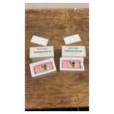 Pair of Snow Village 