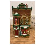 The Original Snow Village "The Christmas Shop" Ceramic Figurine 1991