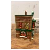 The Original Snow Village "The Christmas Shop" Ceramic Figurine 1991